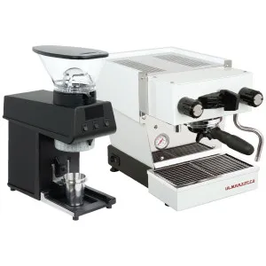 La Marzocco Linea Micra White Home Package with Black Pico WA-MICRAPACK-WB-PICO by La Marzocco, a Espresso Machines for sale on Style Sourcebook