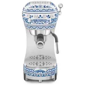 Smeg 50s Style Espresso Manual Coffee Machine Dolce & Gabbana Blu Mediterraneo ECF02DGBAU by Smeg, a Espresso Machines for sale on Style Sourcebook