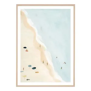 Bondi Beachgoers Framed Print in 113 x 159cm by OZ Design, a Prints for sale on Style Sourcebook