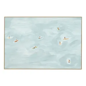 Surf Scene Framed Box Framed Canvas in 107 x 72cm by OZ Design, a Painted Canvases for sale on Style Sourcebook