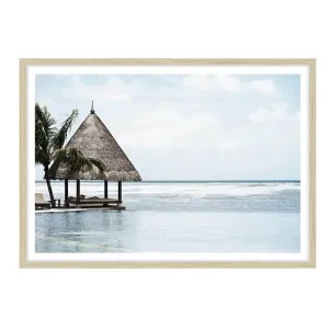 Water Villa Framed Print in 118 x 84cm by OZ Design, a Prints for sale on Style Sourcebook