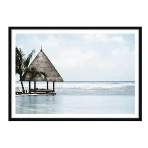 Water Villa Framed Print in 103 x 73cm by OZ Design, a Prints for sale on Style Sourcebook