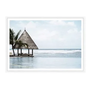 Water Villa Framed Print in 133 x 95cm by OZ Design, a Prints for sale on Style Sourcebook