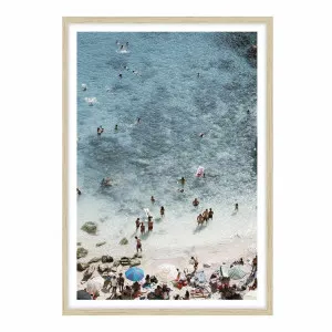 Jelsa Blu Framed Print in 103 x 143cm by OZ Design, a Prints for sale on Style Sourcebook