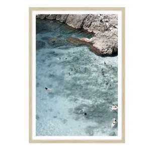 Ocean Bliss Blu Framed Print in 61 x 84cm by OZ Design, a Prints for sale on Style Sourcebook