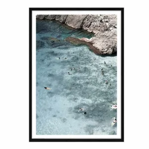 Ocean Bliss Blu Framed Print in 103 x 143cm by OZ Design, a Prints for sale on Style Sourcebook