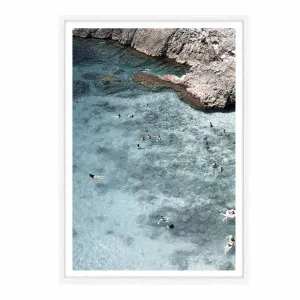 Ocean Bliss Blu Framed Print in 61 x 84cm by OZ Design, a Prints for sale on Style Sourcebook