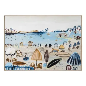 Emily Bay Box Framed Canvas in 142 x 102cm by OZ Design, a Painted Canvases for sale on Style Sourcebook