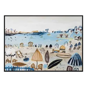 Emily Bay Box Framed Canvas in 102 x 72cm by OZ Design, a Painted Canvases for sale on Style Sourcebook