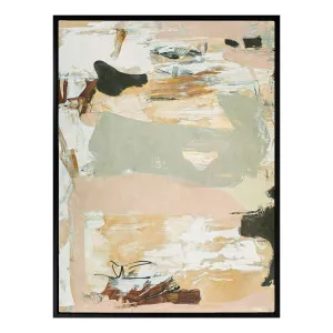 Earth Echoes 1 Portrait Box Framed Canvas in 78 x 103cm by OZ Design, a Painted Canvases for sale on Style Sourcebook