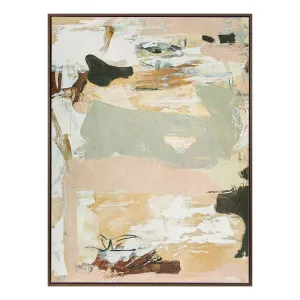Earth Echoes 1 Portrait Box Framed Canvas in 63 x 93cm by OZ Design, a Painted Canvases for sale on Style Sourcebook