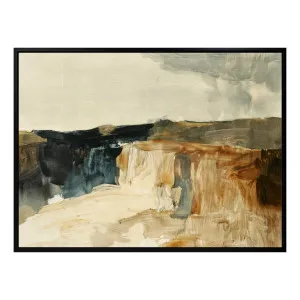 Cliffside Box Framed Canvas in 93 x 63cm by OZ Design, a Painted Canvases for sale on Style Sourcebook
