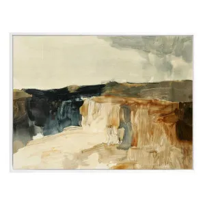 Cliffside Box Framed Canvas in 93 x 63cm by OZ Design, a Painted Canvases for sale on Style Sourcebook