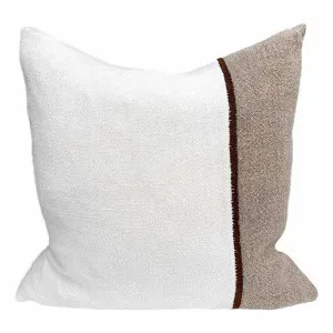 Bella Feather Fill Cushion 50x50cm in Off White / Natural by OZ Design, a Cushions, Decorative Pillows for sale on Style Sourcebook