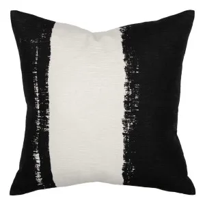Asher Feather Fill Cushion 50x50cm in Black by OZ Design, a Cushions, Decorative Pillows for sale on Style Sourcebook
