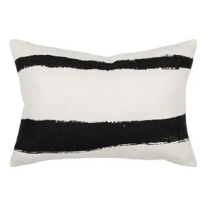 Brooks Feather Fill Cushion 50x35cm in Black by OZ Design, a Cushions, Decorative Pillows for sale on Style Sourcebook