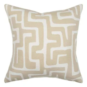 Luxor Feather Fill Cushion 50x50cm in Ivory / Ecru by OZ Design, a Cushions, Decorative Pillows for sale on Style Sourcebook