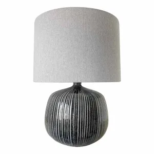 Mellie Table Lamp 38x51cm in Black by OZ Design, a Table & Bedside Lamps for sale on Style Sourcebook
