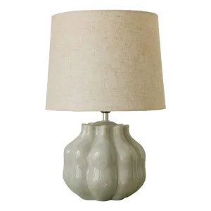 Athena Table Lamp 30x46cm in Misty Green by OZ Design, a Table & Bedside Lamps for sale on Style Sourcebook