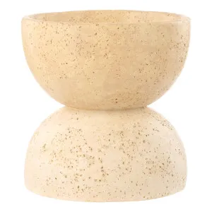Bijou Footed Bowl 20x20cm in Natural by OZ Design, a Decorative Plates & Bowls for sale on Style Sourcebook