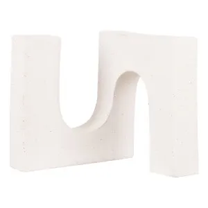 Zeke Sculpture 20x20cm in White by OZ Design, a Statues & Ornaments for sale on Style Sourcebook