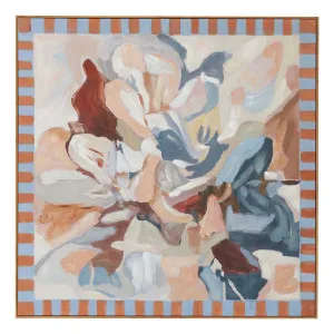 Lina Box Framed Canvas in 100 x 100cm by OZ Design, a Painted Canvases for sale on Style Sourcebook