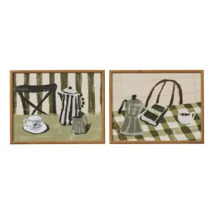 Caff Framed Print Set of 2 in 45 x 35cm by OZ Design, a Prints for sale on Style Sourcebook