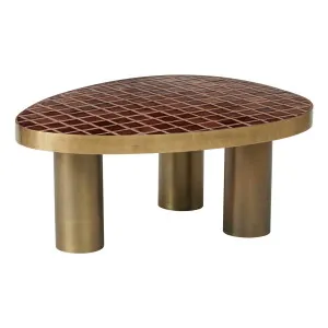 Pietro Coffee Table in Gold / Red by OZ Design, a Coffee Table for sale on Style Sourcebook