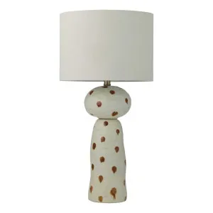 Manning Table Lamp 28x56cm in Ivory / Tan by OZ Design, a Table & Bedside Lamps for sale on Style Sourcebook