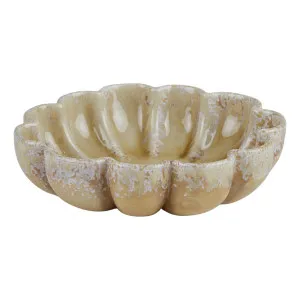 Odessa Bowl Large 20.5x5.5cm in Natural by OZ Design, a Decorative Plates & Bowls for sale on Style Sourcebook