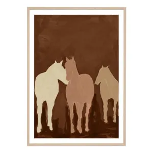 Roaming Herd Framed Print in 33 x 45cm by OZ Design, a Prints for sale on Style Sourcebook