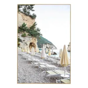 Ocean Oasis Box Framed Canvas in 72 x 107cm by OZ Design, a Painted Canvases for sale on Style Sourcebook