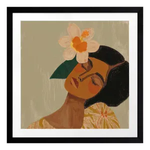Flower Child Framed Print in 68 x 68cm by OZ Design, a Prints for sale on Style Sourcebook