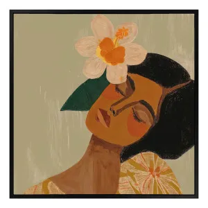 Flower Child Box Framed Canvas in 63 x 63cm by OZ Design, a Painted Canvases for sale on Style Sourcebook