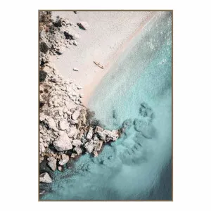 Atoll Box Framed Canvas in 95 x 135cm by OZ Design, a Painted Canvases for sale on Style Sourcebook