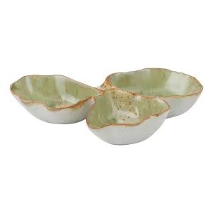 Ciotola Dish 20.5x4.5cm in Green by OZ Design, a Decorative Plates & Bowls for sale on Style Sourcebook