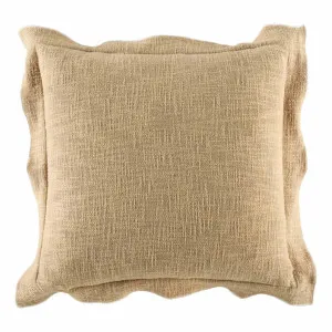 Dalton Feather Fill Cushion 50x50cm in Fawn by OZ Design, a Cushions, Decorative Pillows for sale on Style Sourcebook