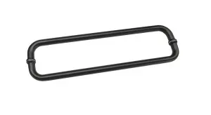 Round Double D Style Double Pull Shower Handle 275mm Matte Black by Estelle, a Door Knobs & Handles for sale on Style Sourcebook