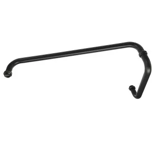 Round Shower Handle with Towel Rail Matte Black by Estelle, a Towel Rails for sale on Style Sourcebook