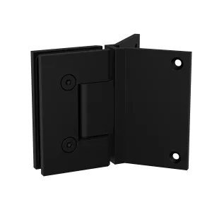 Boston Heavy Duty Hinge with Corner Type Mounting Plate - Matte Black by Estelle, a Bathroom Fixtures for sale on Style Sourcebook