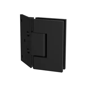 Boston Heavy Duty Wall to Glass Hinges with 135 Degree Type Mounting Plate - Matte Black by Estelle, a Bathroom Fixtures for sale on Style Sourcebook