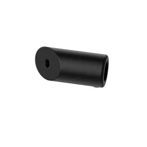 Round 135 degree Wall to Rail Fitting Matte Black by Estelle, a Door Hardware for sale on Style Sourcebook