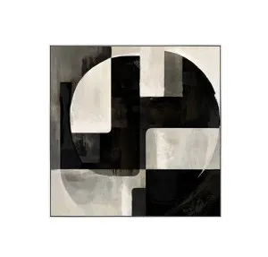 Monochrome Balance B Wall Art Canvas 80cm x 80cm by Luxe Mirrors, a Artwork & Wall Decor for sale on Style Sourcebook