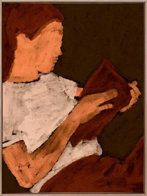 Book Lover VI Canvas Art Print by Urban Road, a Prints for sale on Style Sourcebook