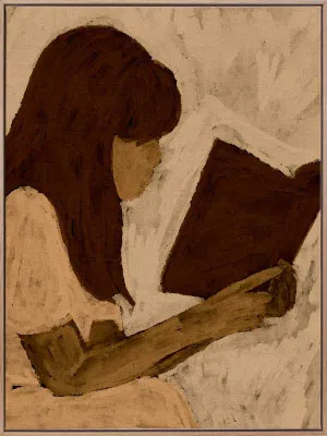 Book Lover III Canvas Art Print by Urban Road, a Prints for sale on Style Sourcebook