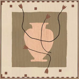 Out of Vase Blooms VII Neutral Canvas Art Print by Urban Road, a Prints for sale on Style Sourcebook