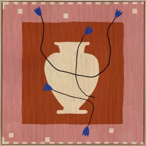 Out of Vase Blooms VII Red Canvas Art Print by Urban Road, a Prints for sale on Style Sourcebook