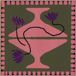 Out of Vase Blooms VIII Green Canvas Art Print by Urban Road, a Prints for sale on Style Sourcebook