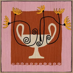 Out of Vase Blooms XII Red Canvas Art Print by Urban Road, a Prints for sale on Style Sourcebook