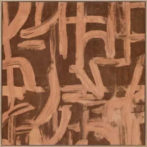 Primal Dark Brown II Canvas Art Print by Urban Road, a Prints for sale on Style Sourcebook